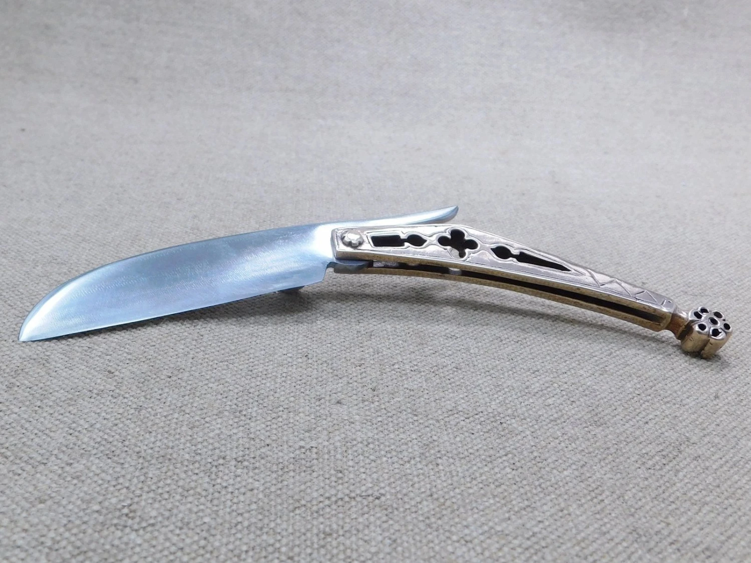 Medieval Brass Folding Knife 14thC - 15thC TCP64 - Image 8