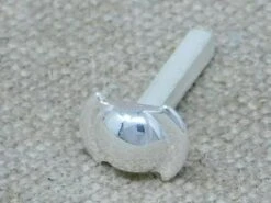 Helmet Stud 4 In Silver Plated Bronze