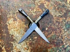 Heart Medieval Eating Knife In Horn 14-15th Century