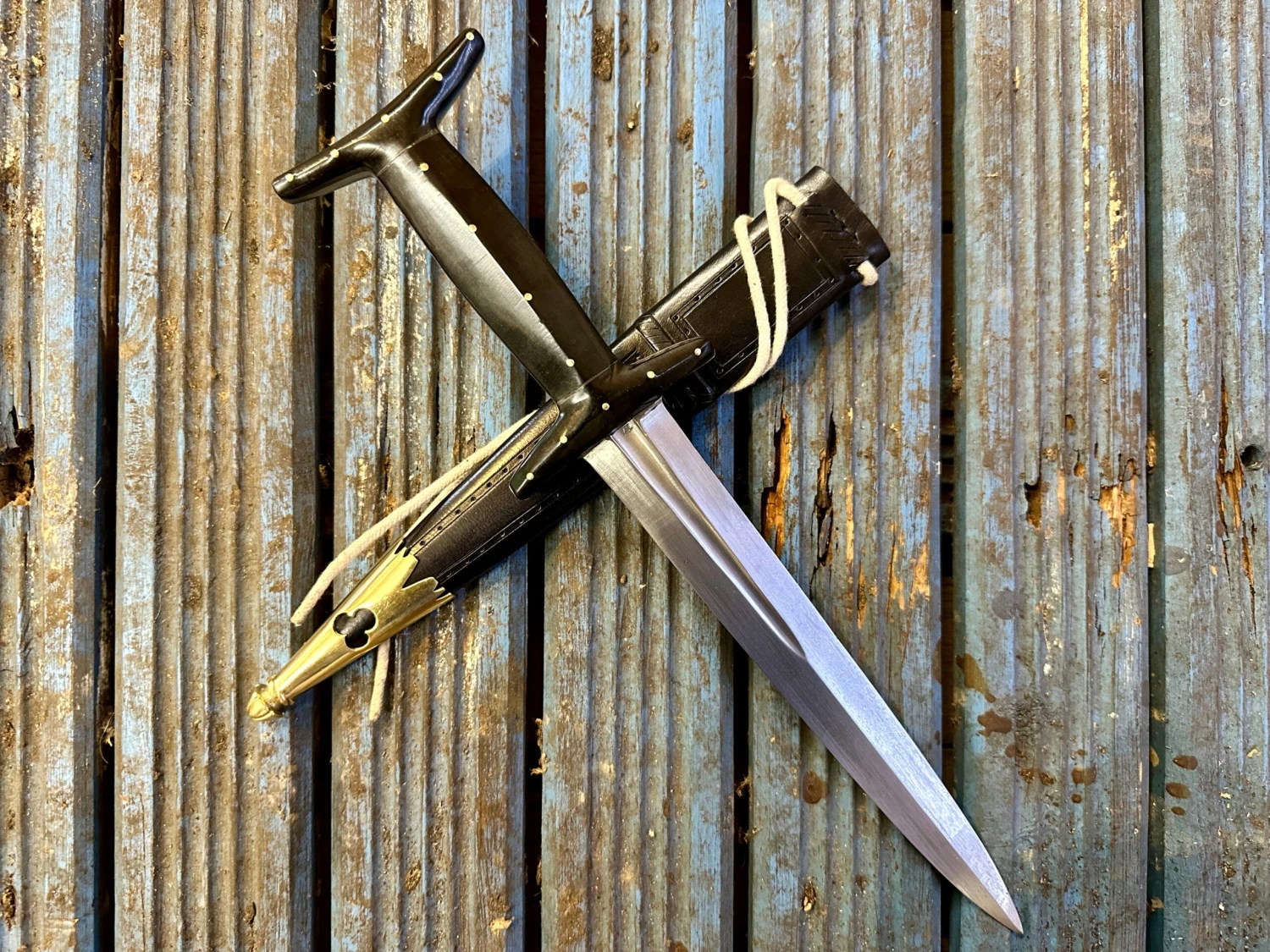 14th-15th Century Italian Horn Baselard - Image 9