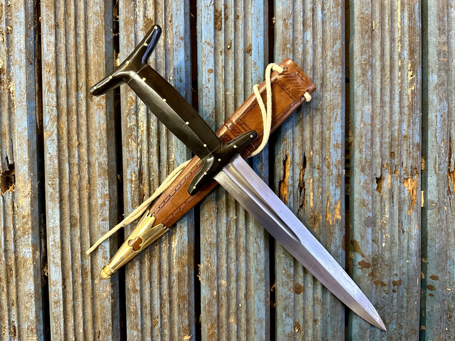 14th-15th Century Italian Horn Baselard - Image 10