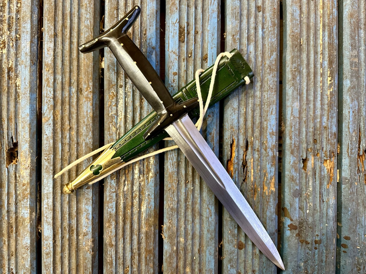 14th-15th Century Italian Horn Baselard - Image 11