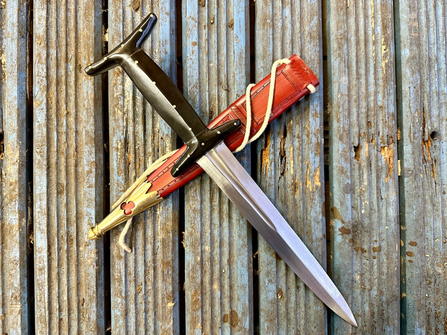 14th-15th Century Italian Horn Baselard - Image 13