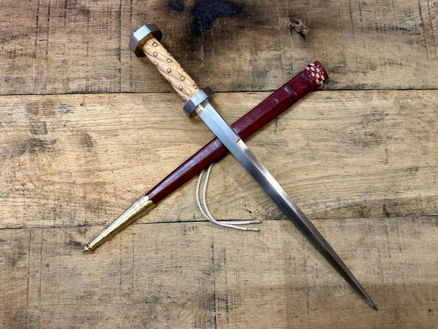 14th-15th Century English Armouries Medieval Rondel Dagger - Image 14