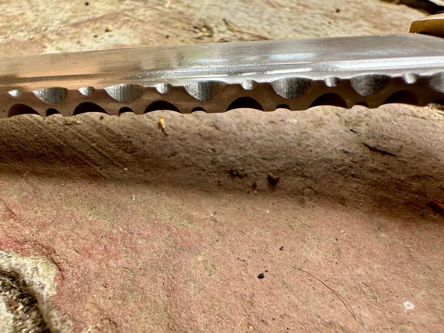 18thC Short Brass And Wood Dirk - Image 4