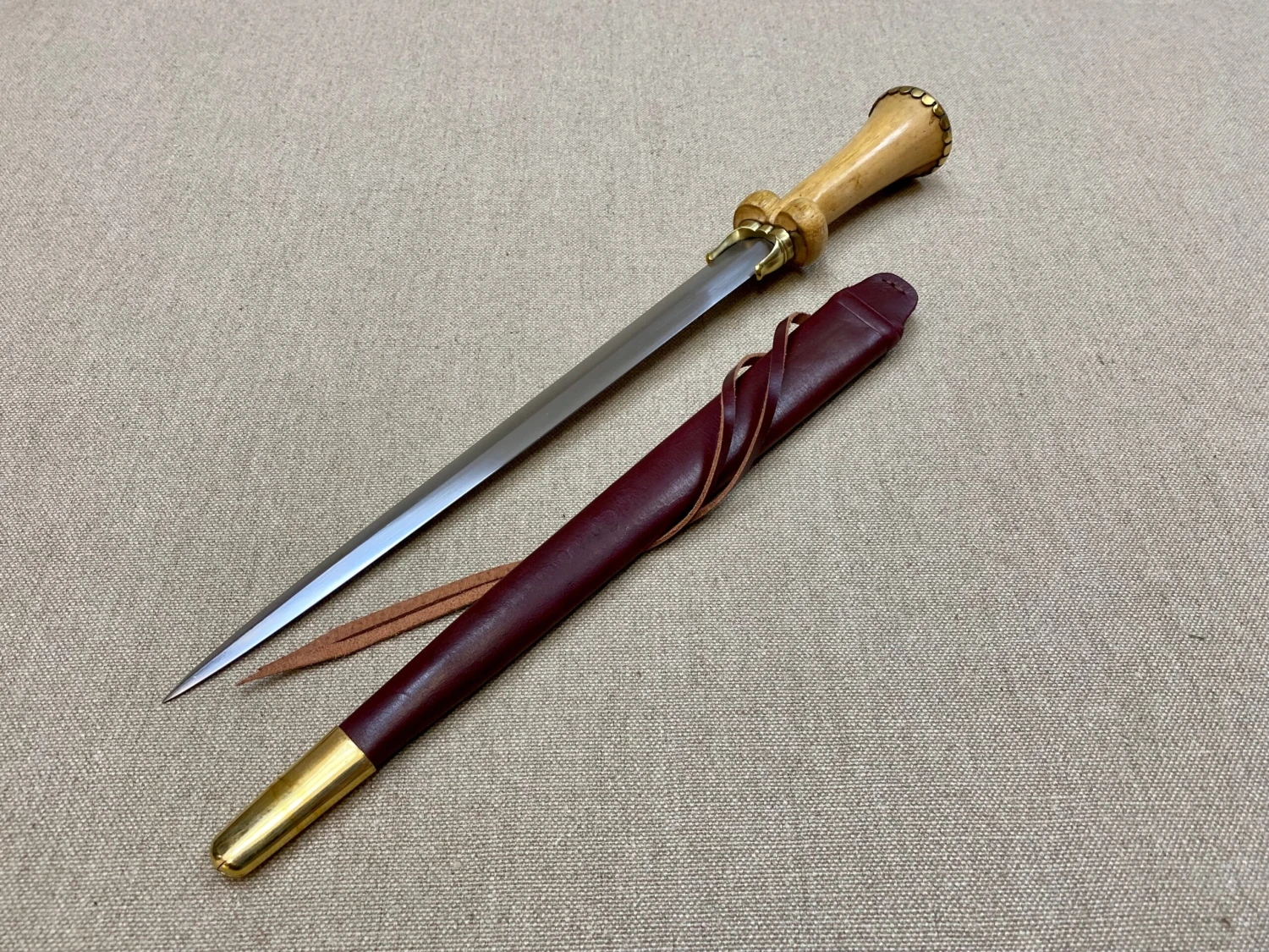 15thC Medieval Mid Status Bollock Dagger - Image 8