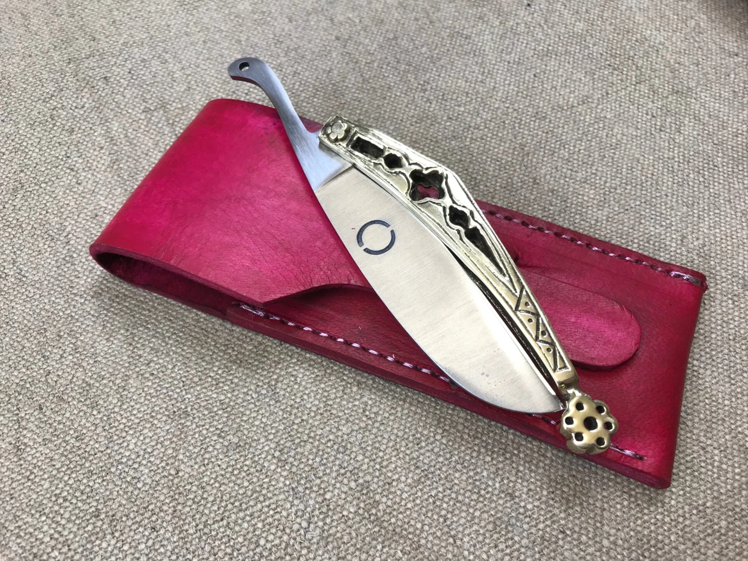 Medieval Brass Folding Knife 14thC - 15thC TCP64 - Image 6