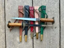 14thC Medieval English Knights Rondel Dagger