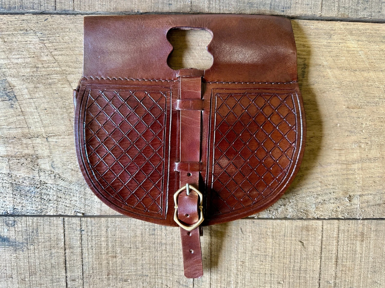 13th-15thC Rounded Belt Pouch - Image 7