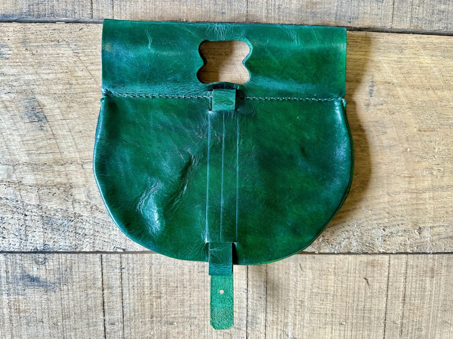 13th-15thC Rounded Belt Pouch - Image 5