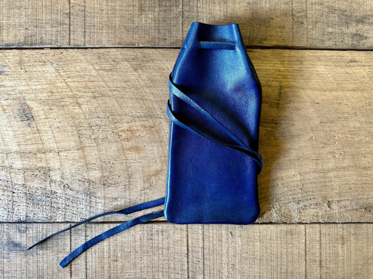 Leather Drawstring Pouch - Image 4