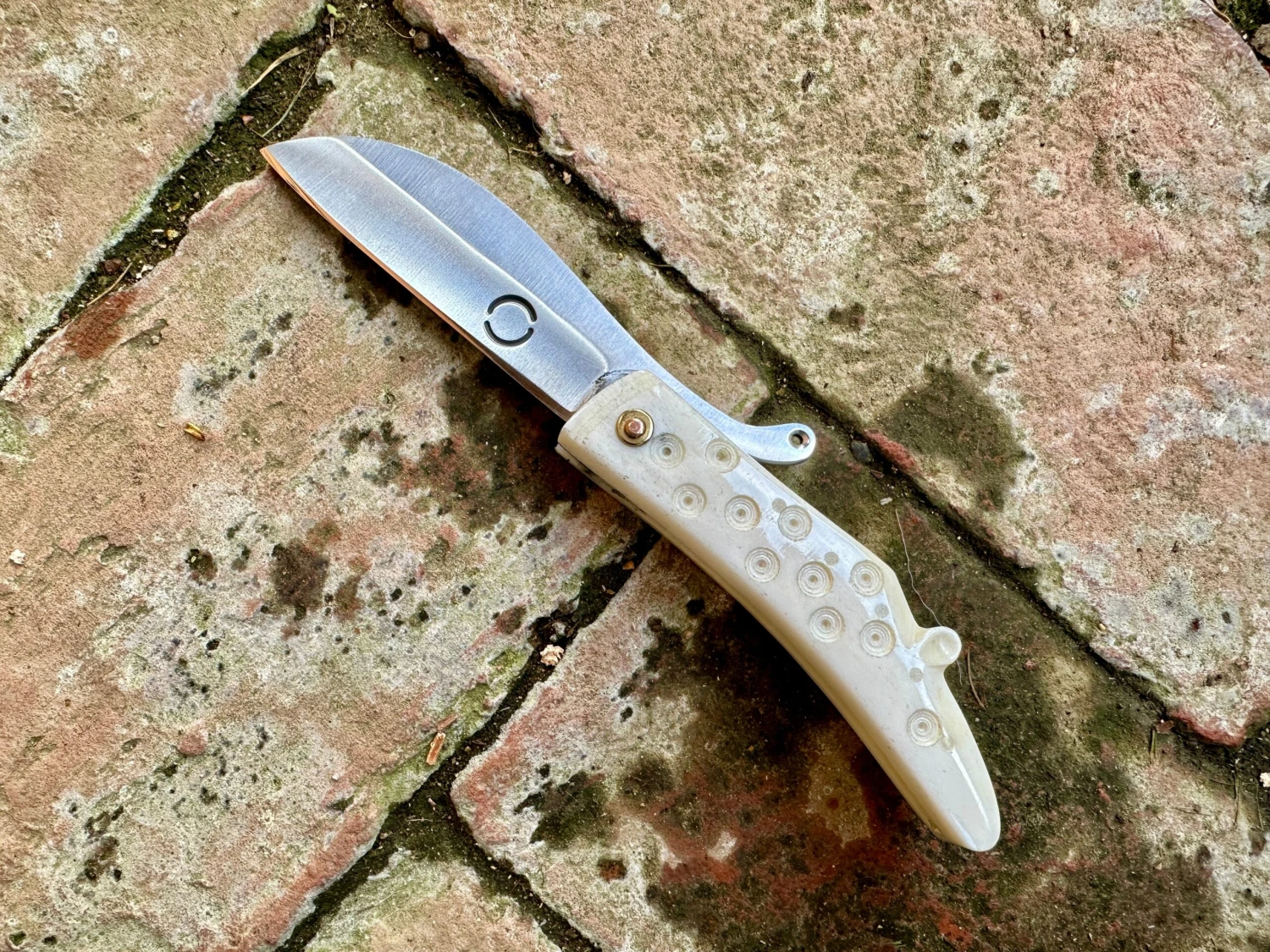 14thC-15thC Zoomorphic Folding Knife In Horn Or Bone - Image 8