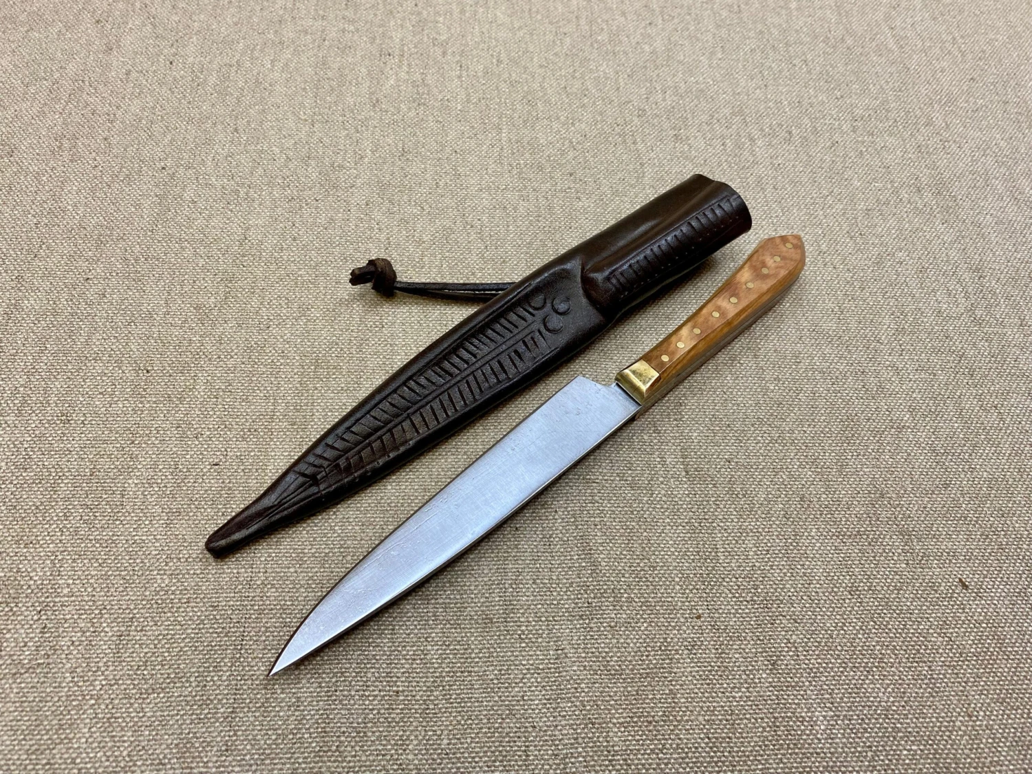 Wood Handled 14thC - 15thC Medieval Eating Knife - Image 12