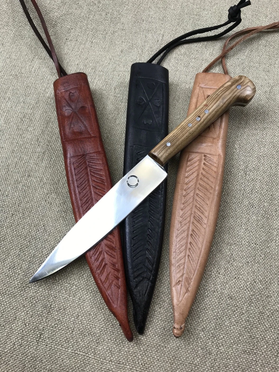 Low Status Medieval Eating Knife Wood Handle 13th-15thC - Image 5