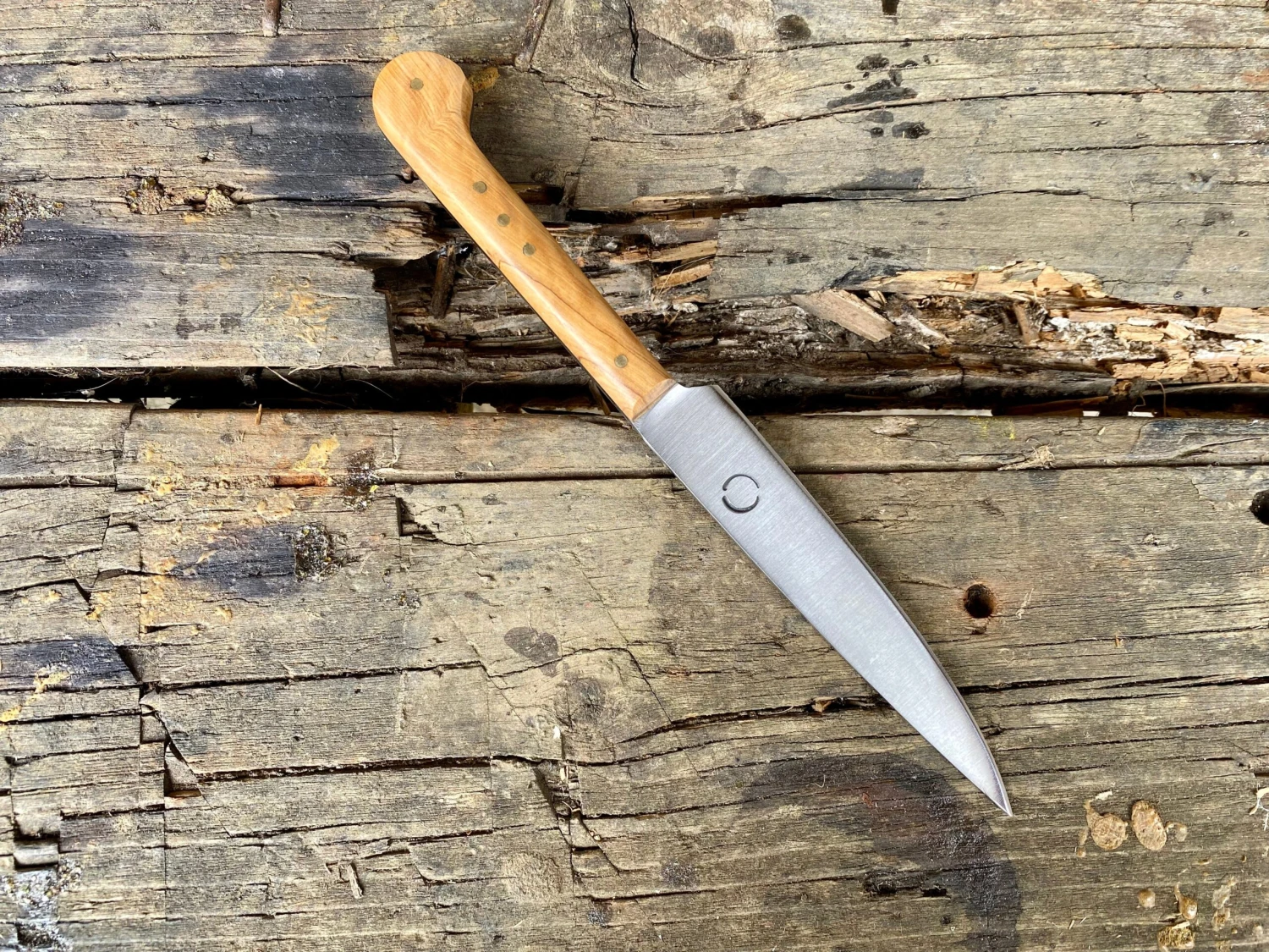 Low Status Medieval Eating Knife Wood Handle 13th-15thC - Image 3