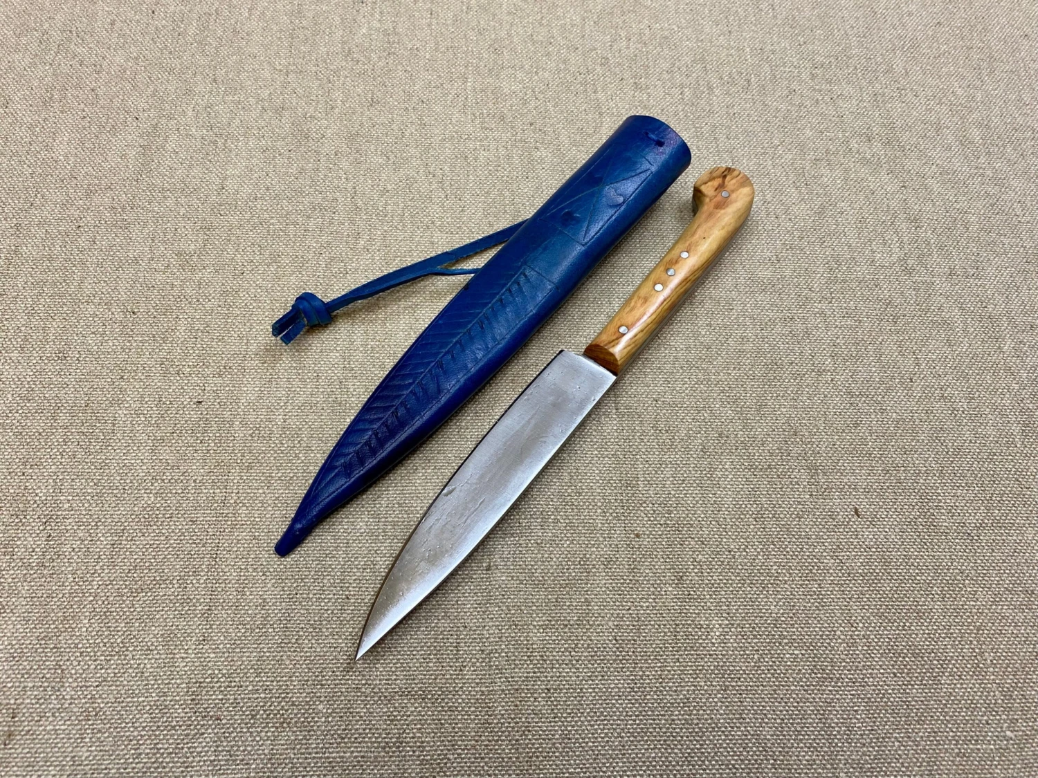 Low Status Medieval Eating Knife Wood Handle 13th-15thC - Image 10