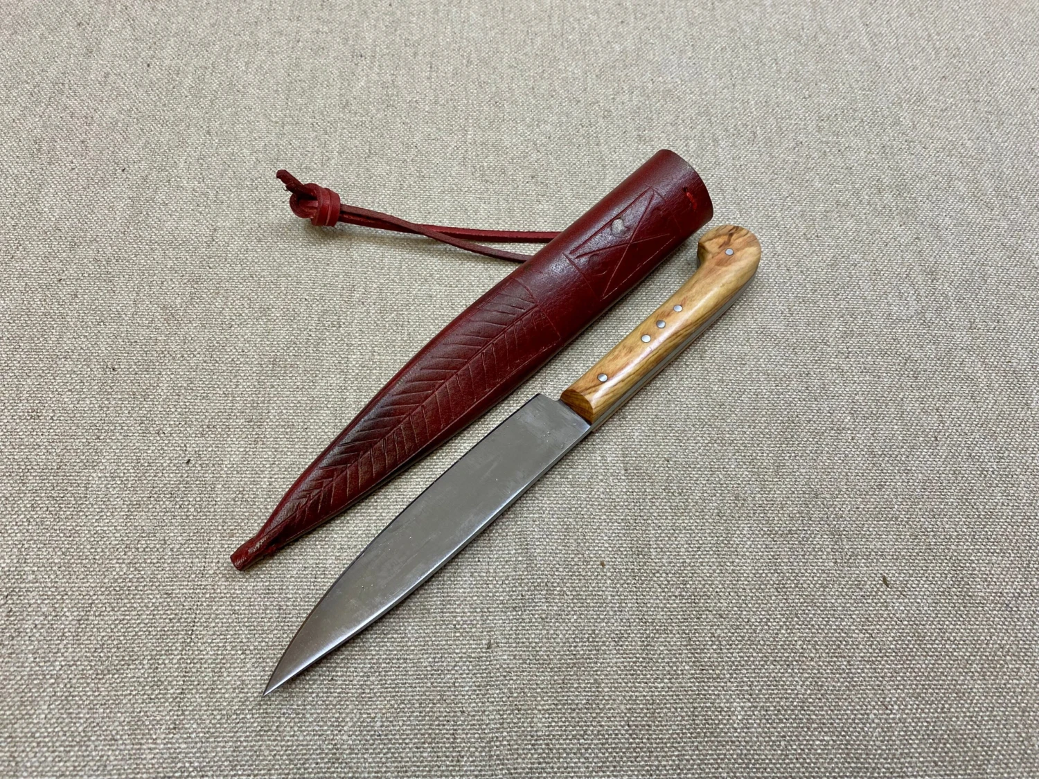 Low Status Medieval Eating Knife Wood Handle 13th-15thC - Image 12