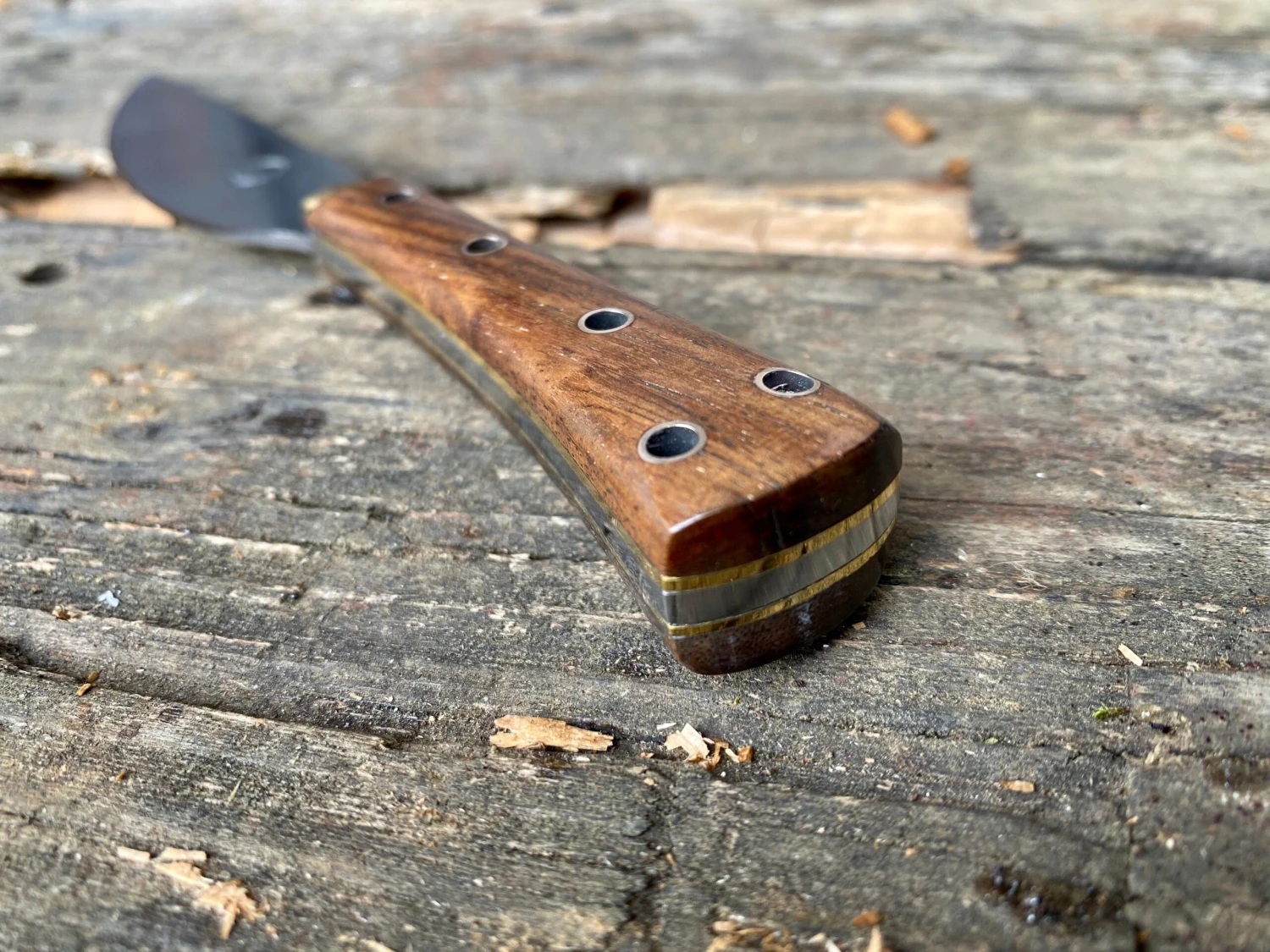 13-16th Century Wood Handled Eating Knife - Image 2