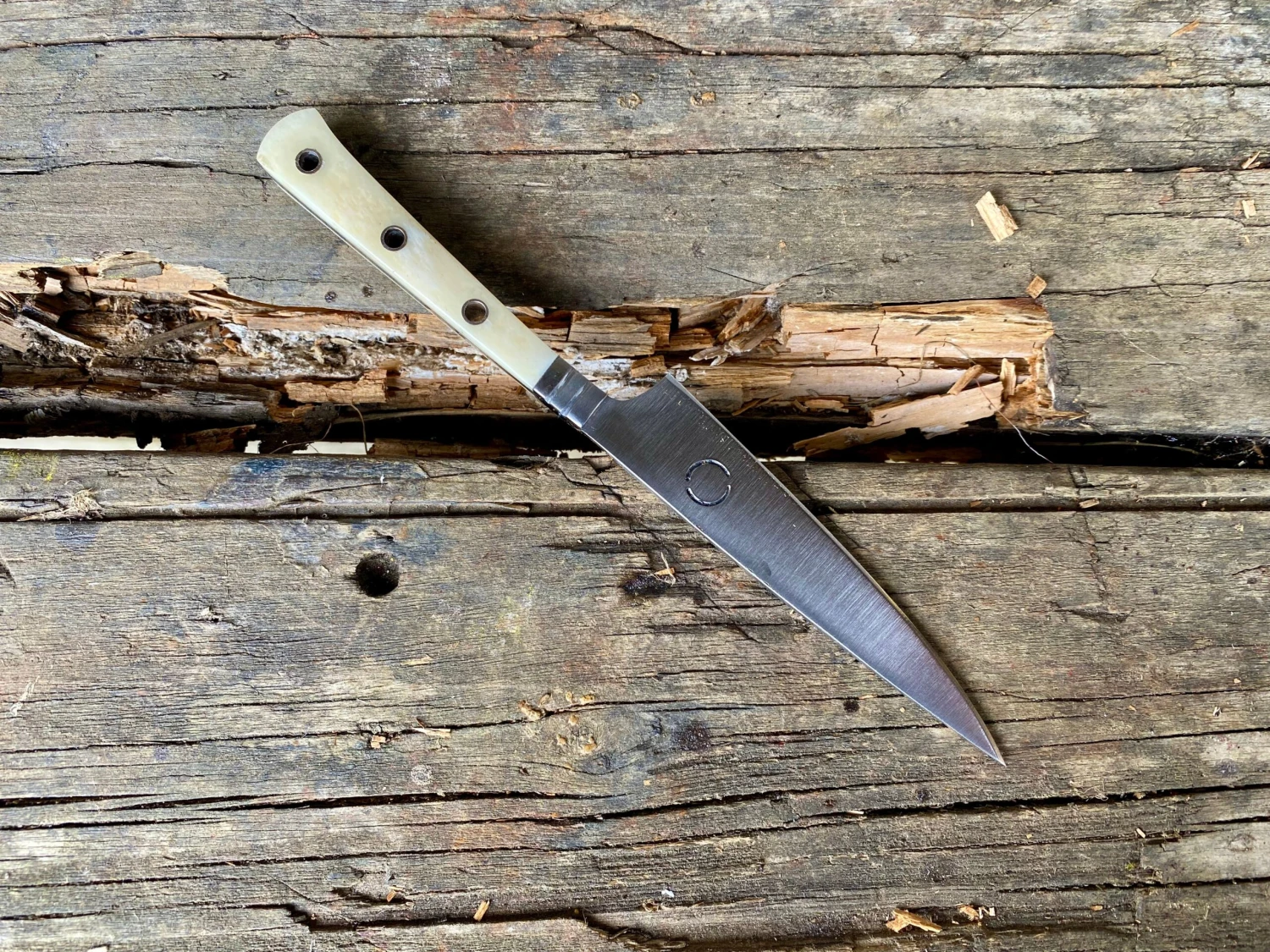 Small Bone Handled Medieval Eating Knives 14thC-15thC - Image 3