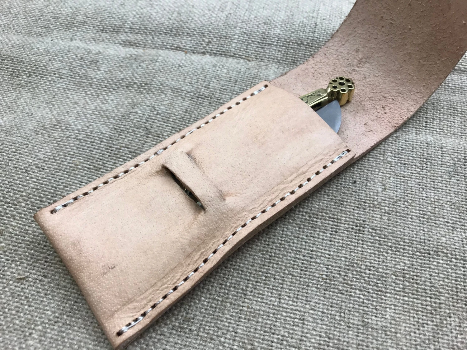 Medieval Brass Folding Knife 14thC - 15thC TCP64 - Image 3