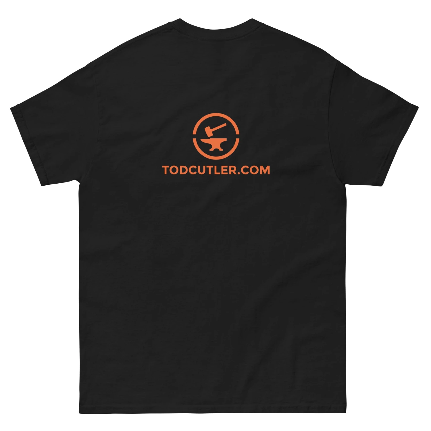 Running Man At Arms - Tod Cutler T Shirt - Image 2