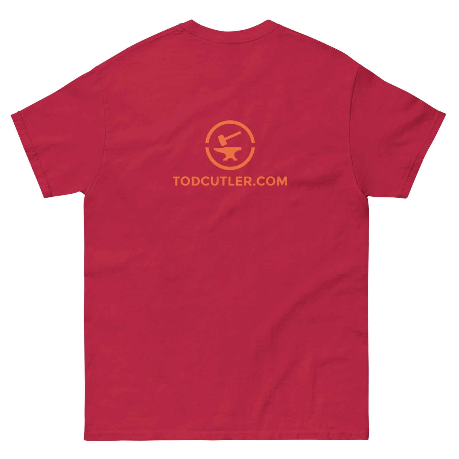 Running Red Coat - Tod Cutler T Shirt - Image 8