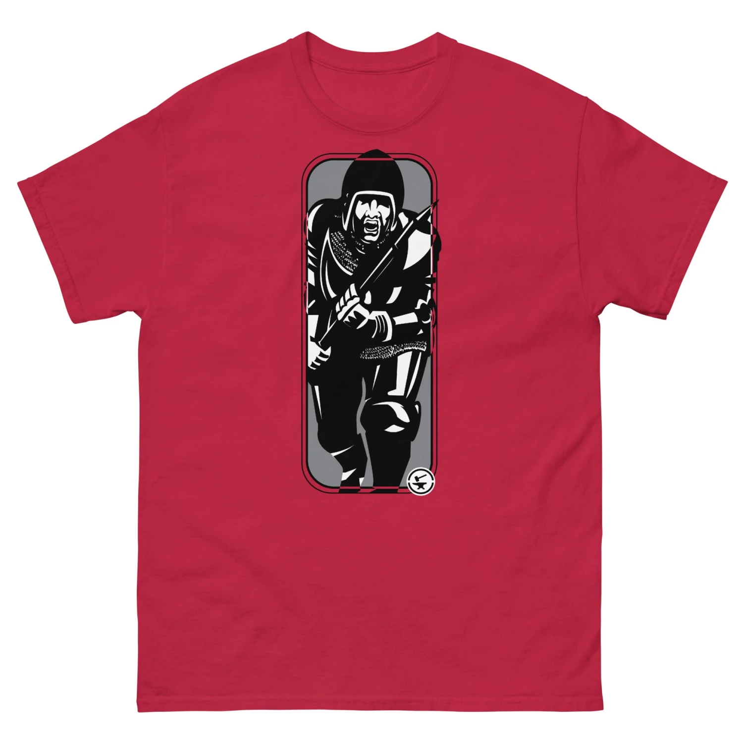 Running Man At Arms - Tod Cutler T Shirt - Image 7