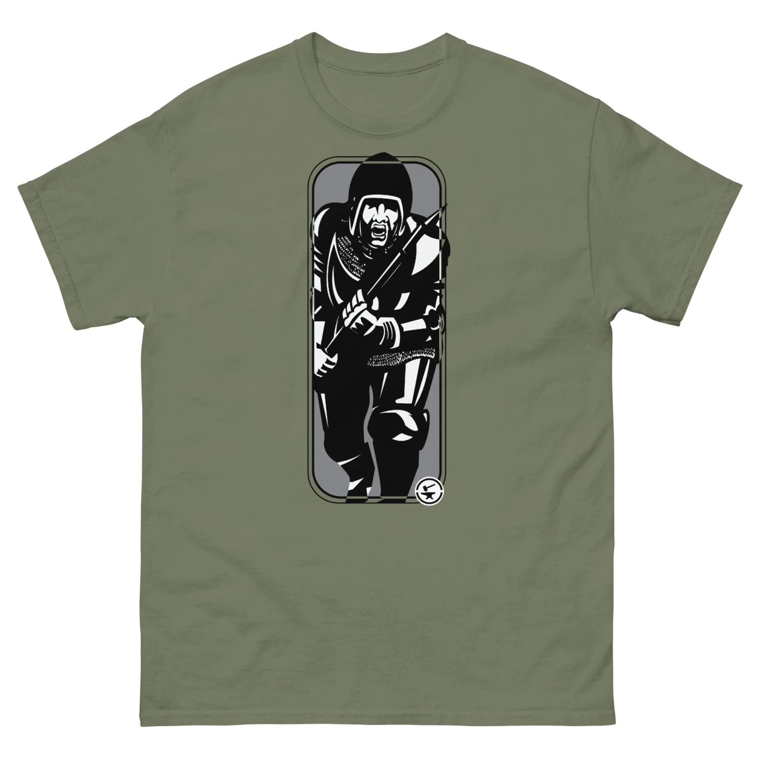Running Man At Arms - Tod Cutler T Shirt - Image 15