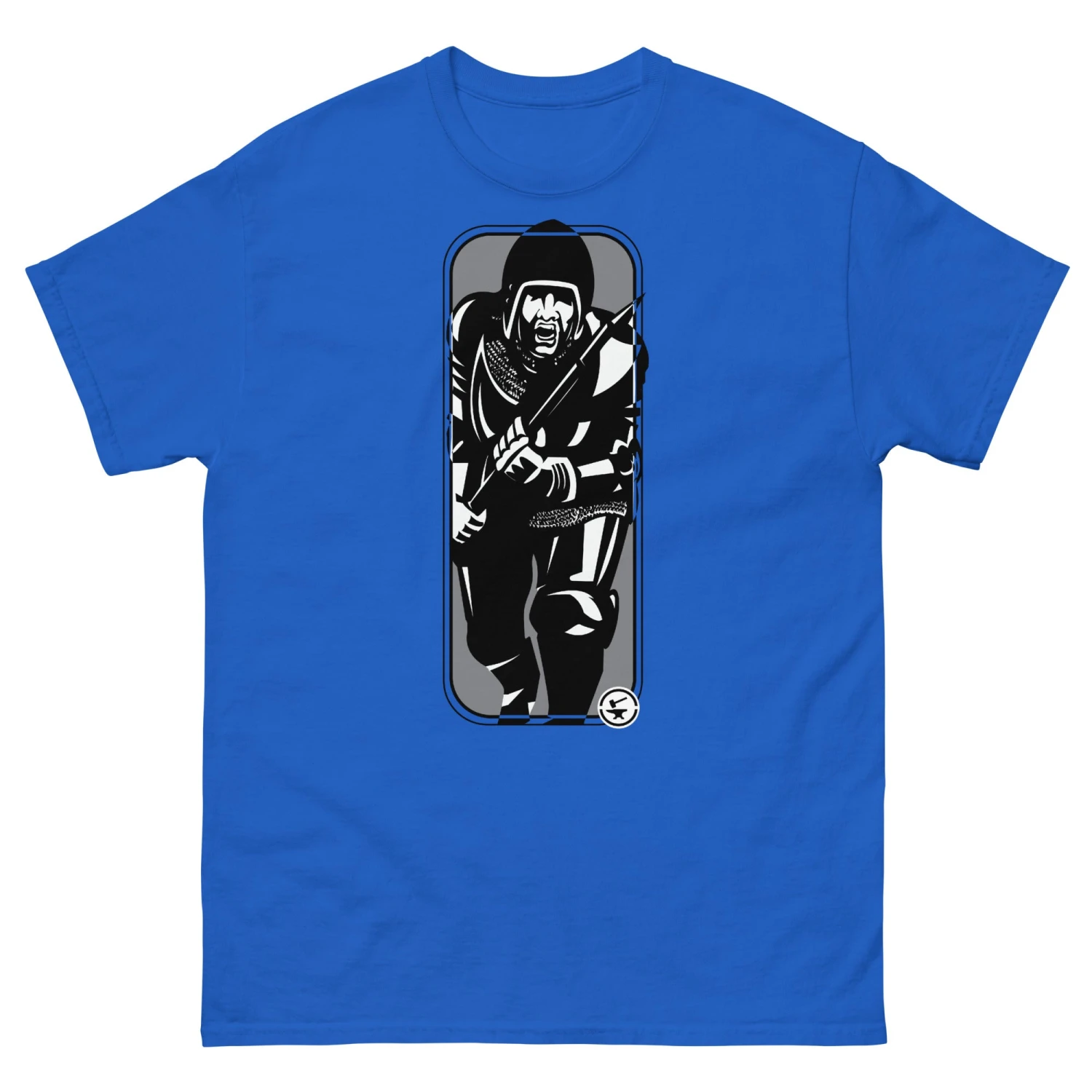 Running Man At Arms - Tod Cutler T Shirt - Image 9