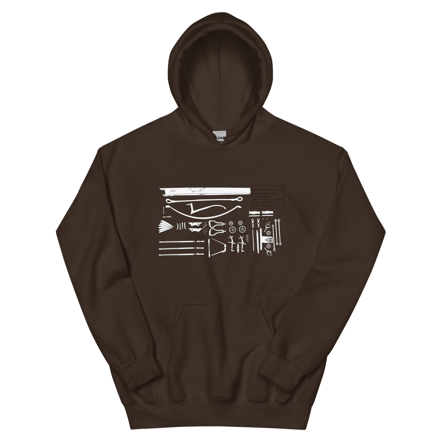 Crossbow Plans - Tod's Workshop Unisex Hoodie - Image 7