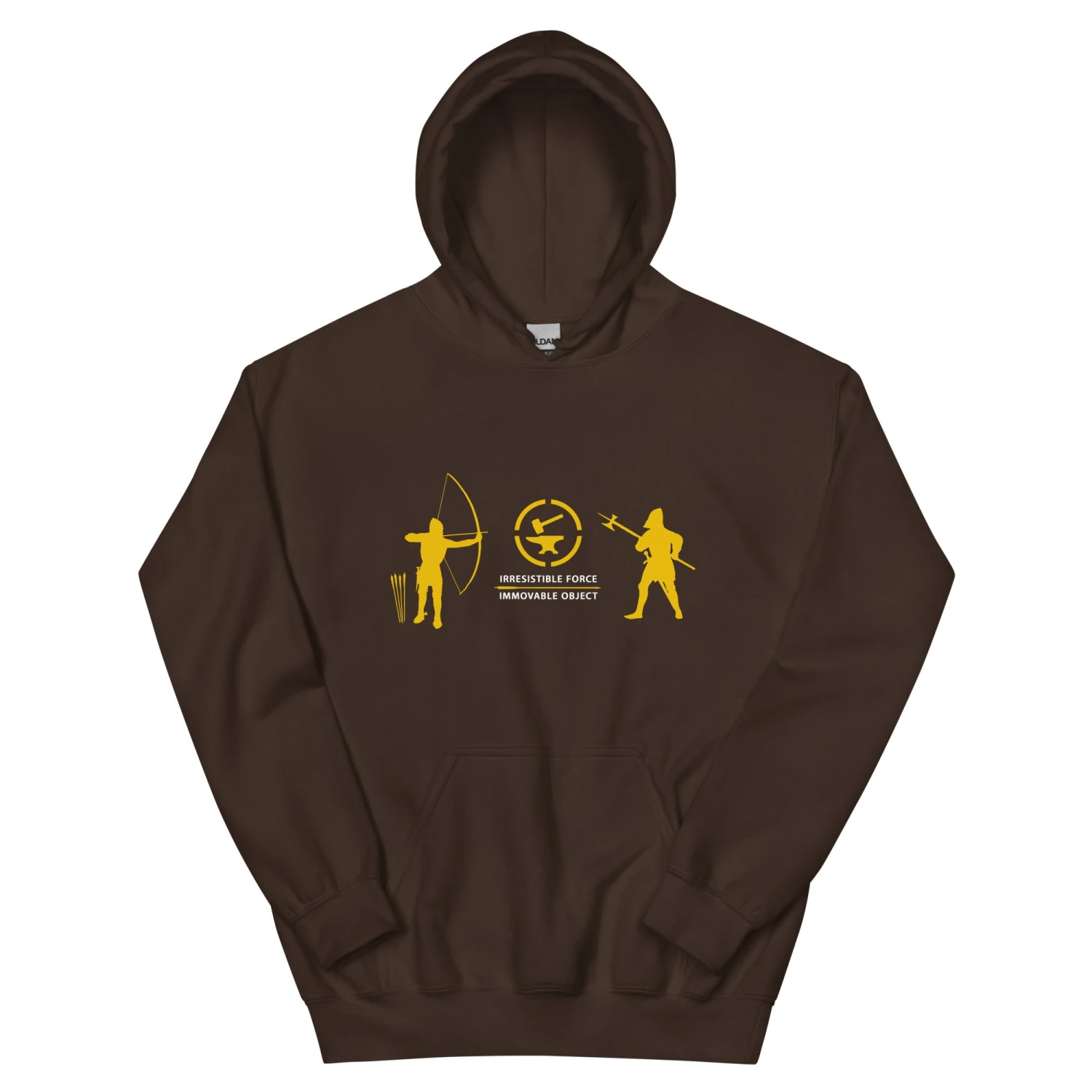 Irresistible Force, Immovable Object - Tod's Workshop Unisex Hoodie - Image 7