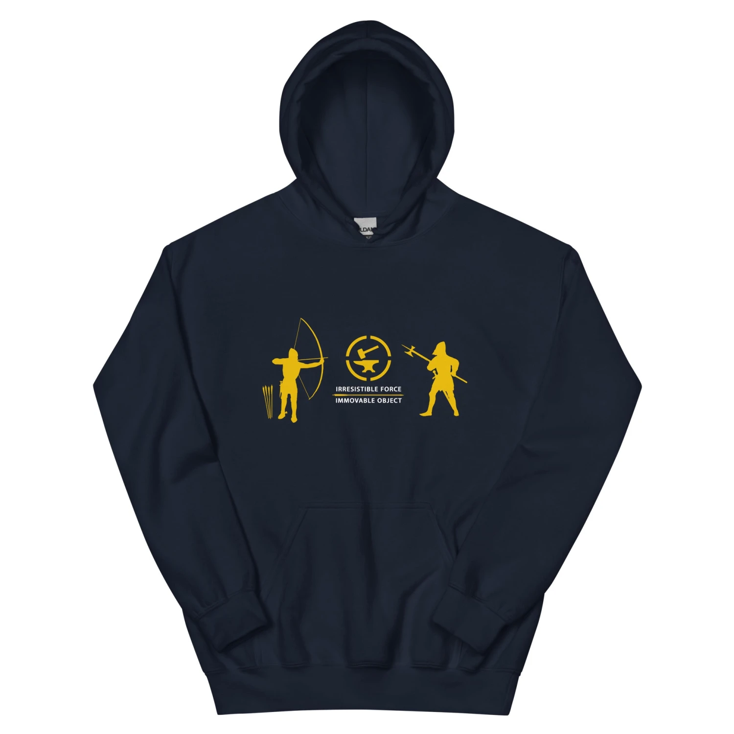 Irresistible Force, Immovable Object - Tod's Workshop Unisex Hoodie - Image 3