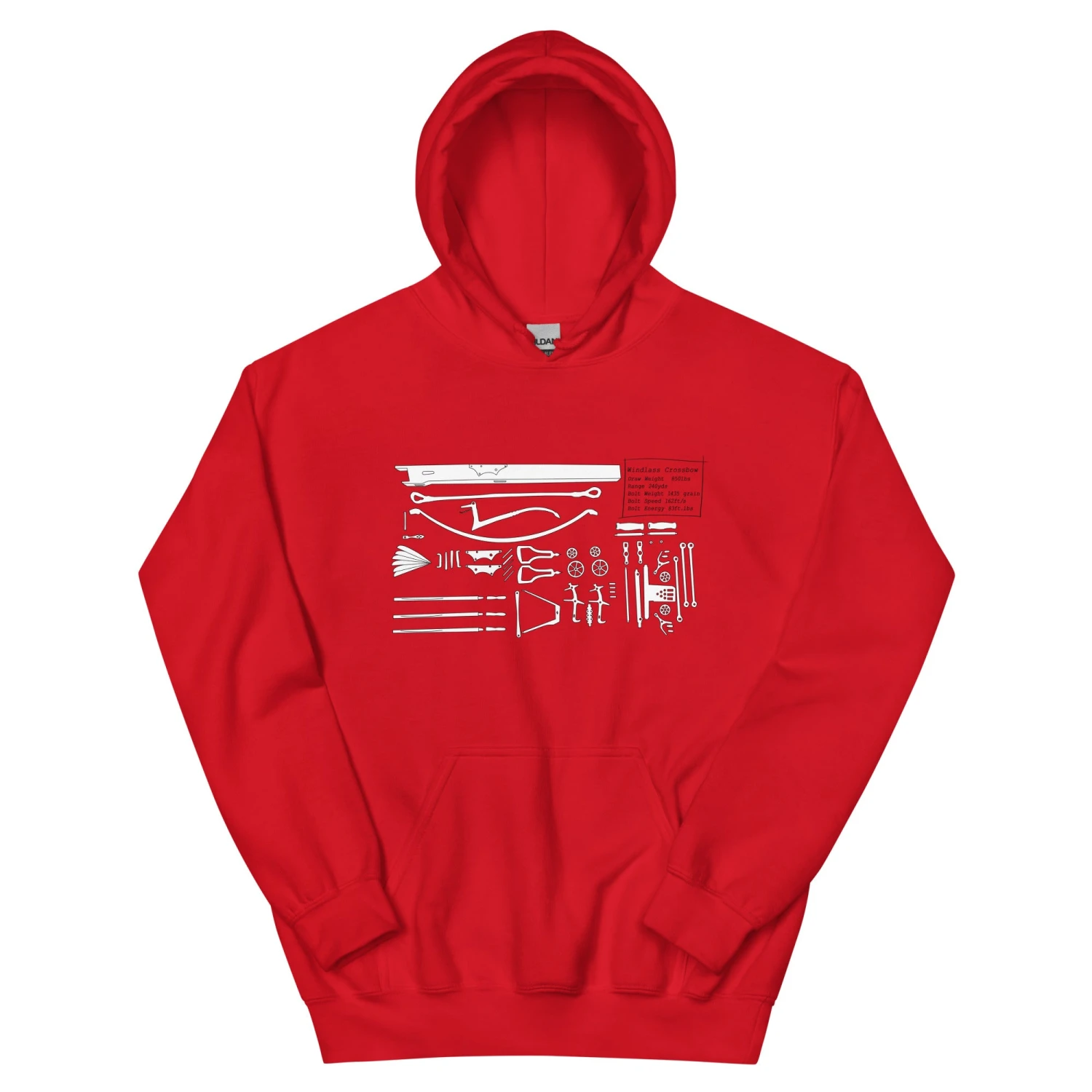 Crossbow Plans - Tod's Workshop Unisex Hoodie - Image 9